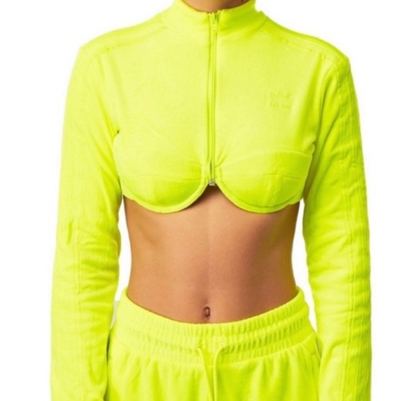 Jeremy Scott x Adidas  cropped track jacket - Picture 3 of 7
